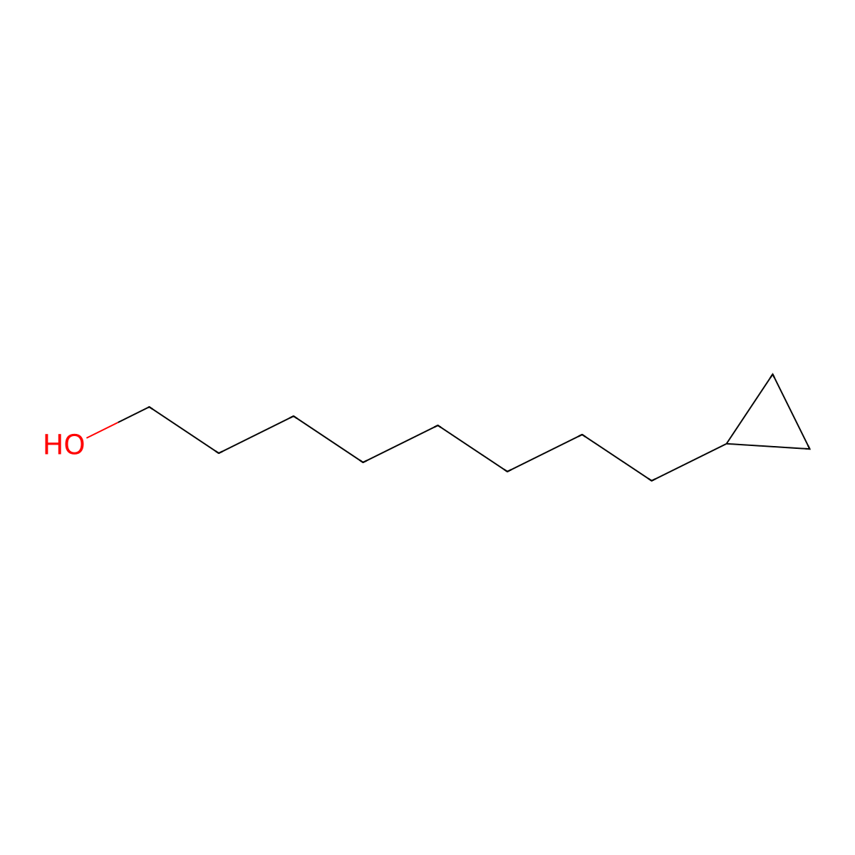 8-Cyclopropyloctan-1-ol molecular structure, CAS 1225628-15-8