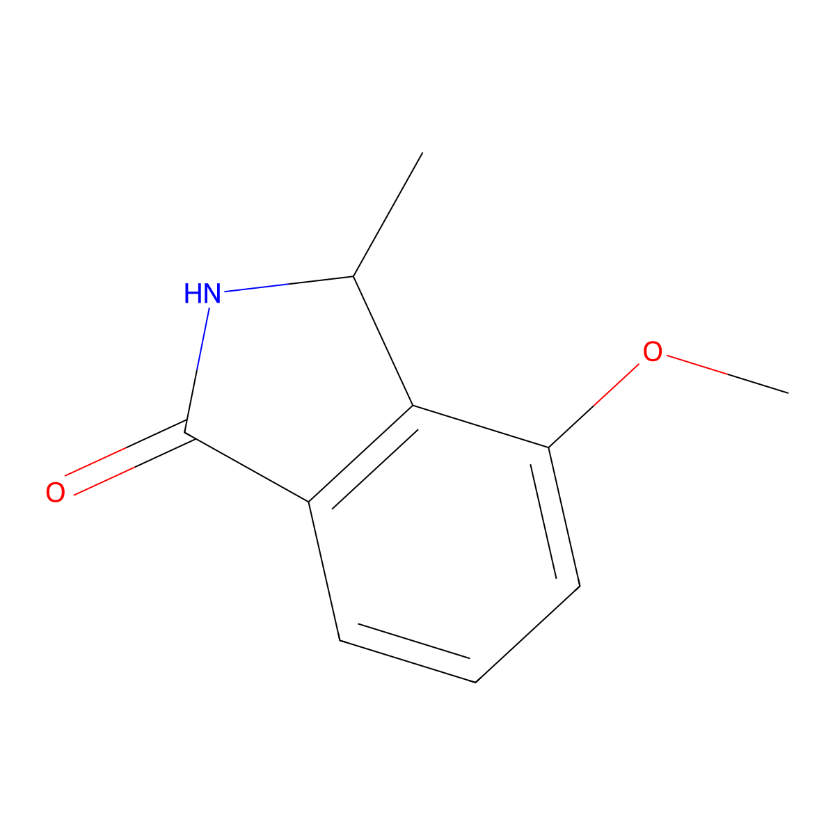 4-Methoxy-3-methylisoindolin-1-one molecular structure, CAS 1225638-56-1