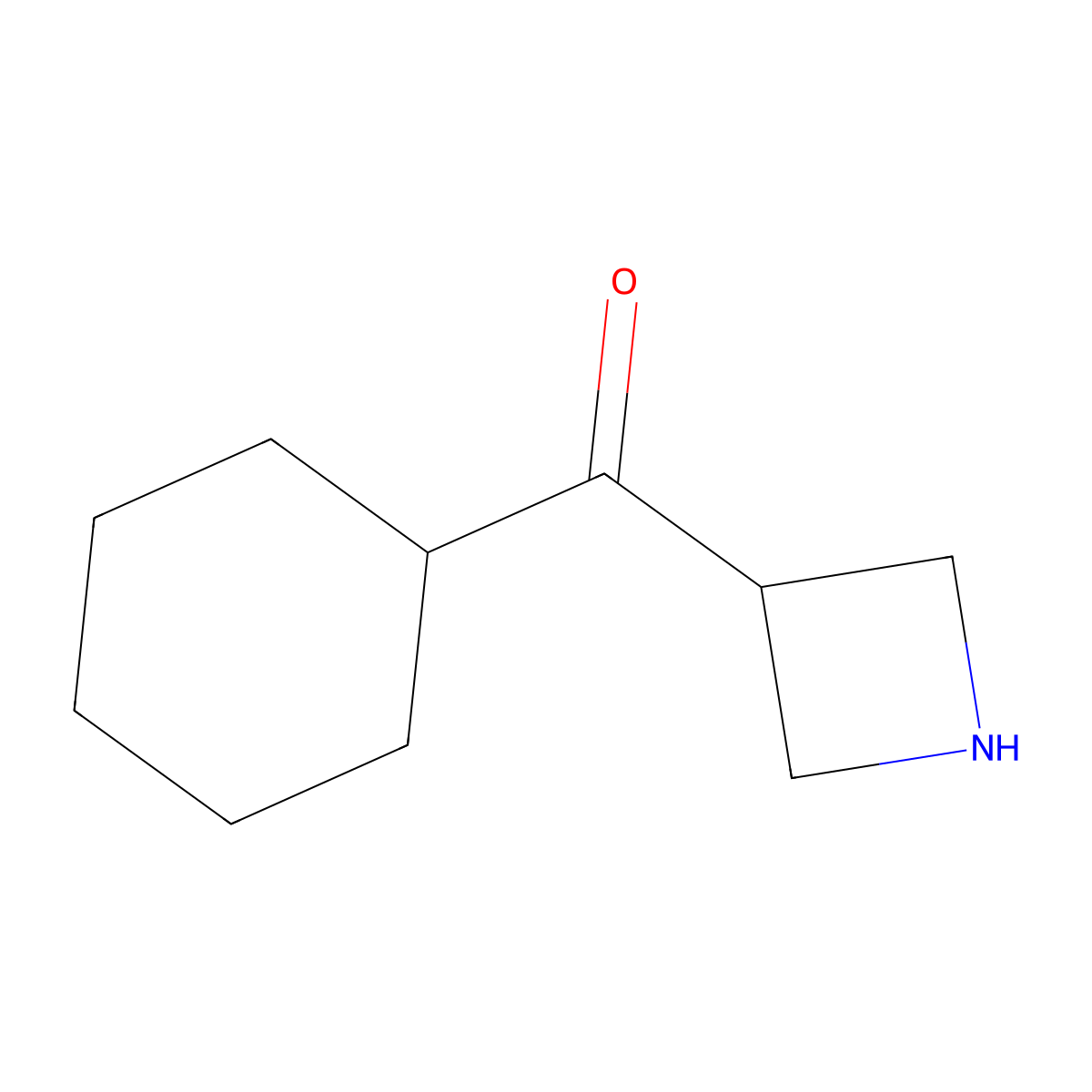 3-Cyclohexanecarbonylazetidine molecular structure, CAS 1225652-52-7