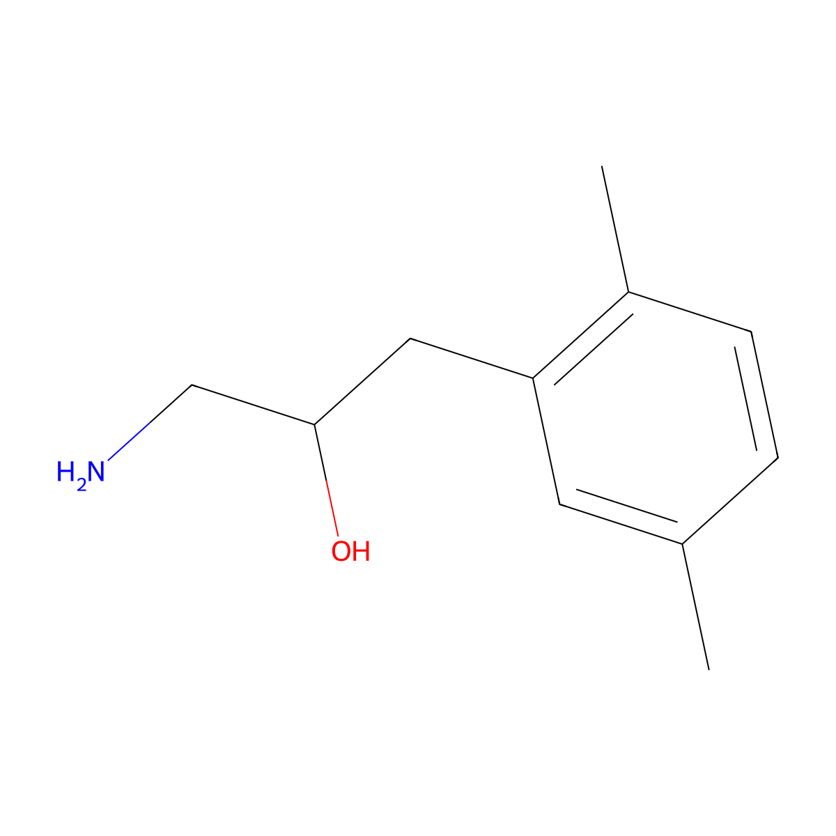 1-Amino-3-(2,5-dimethylphenyl)propan-2-ol molecular structure, CAS 1225706-74-0