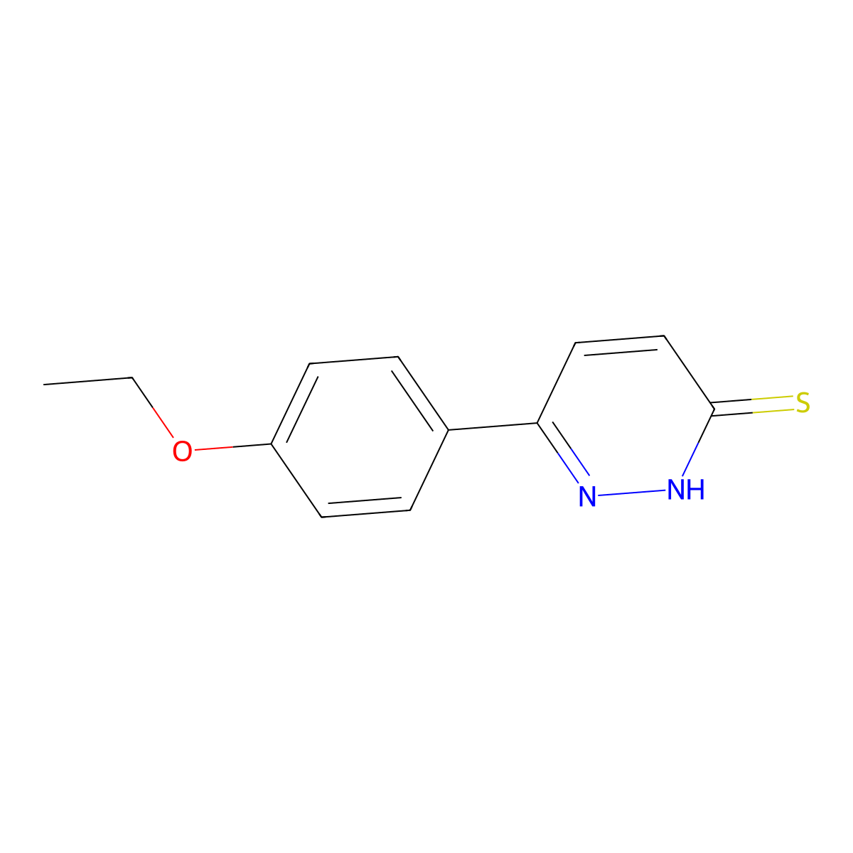 6-(4-Ethoxyphenyl)pyridazine-3-thiol molecular structure, CAS 1225715-79-6