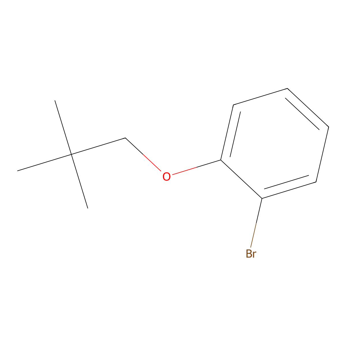 1-Bromo-2-(neopentyloxy)benzene molecular structure, CAS 1225729-23-6
