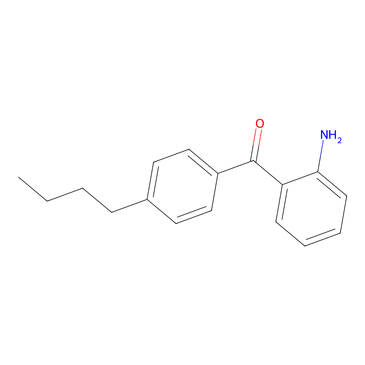 2-(4-Butylbenzoyl)aniline molecular structure, CAS 1225788-86-2