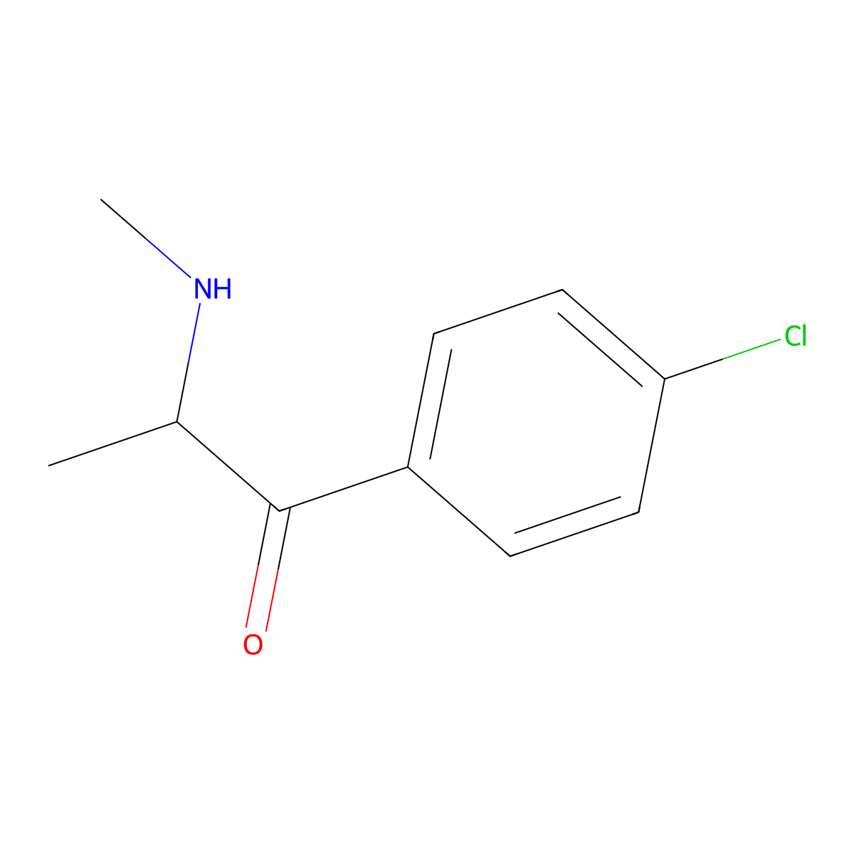 Clephedrone molecular structure, CAS 1225843-86-6