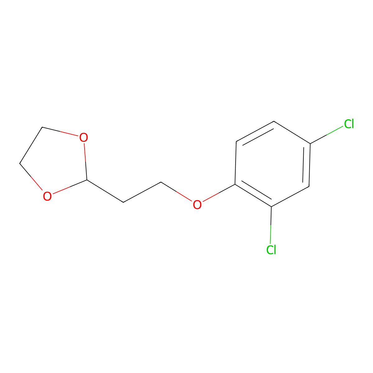 2-[2-(2,4-Dichloro-phenoxy)ethyl]-1,3-dioxolane molecular structure, CAS 1225888-71-0