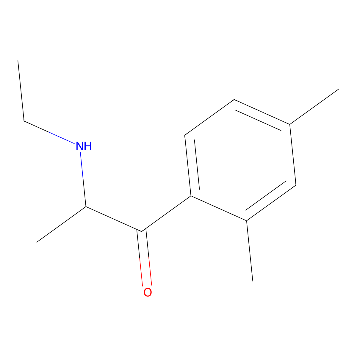 2,4-Dimethylethcathinone molecular structure, CAS 1225913-88-1
