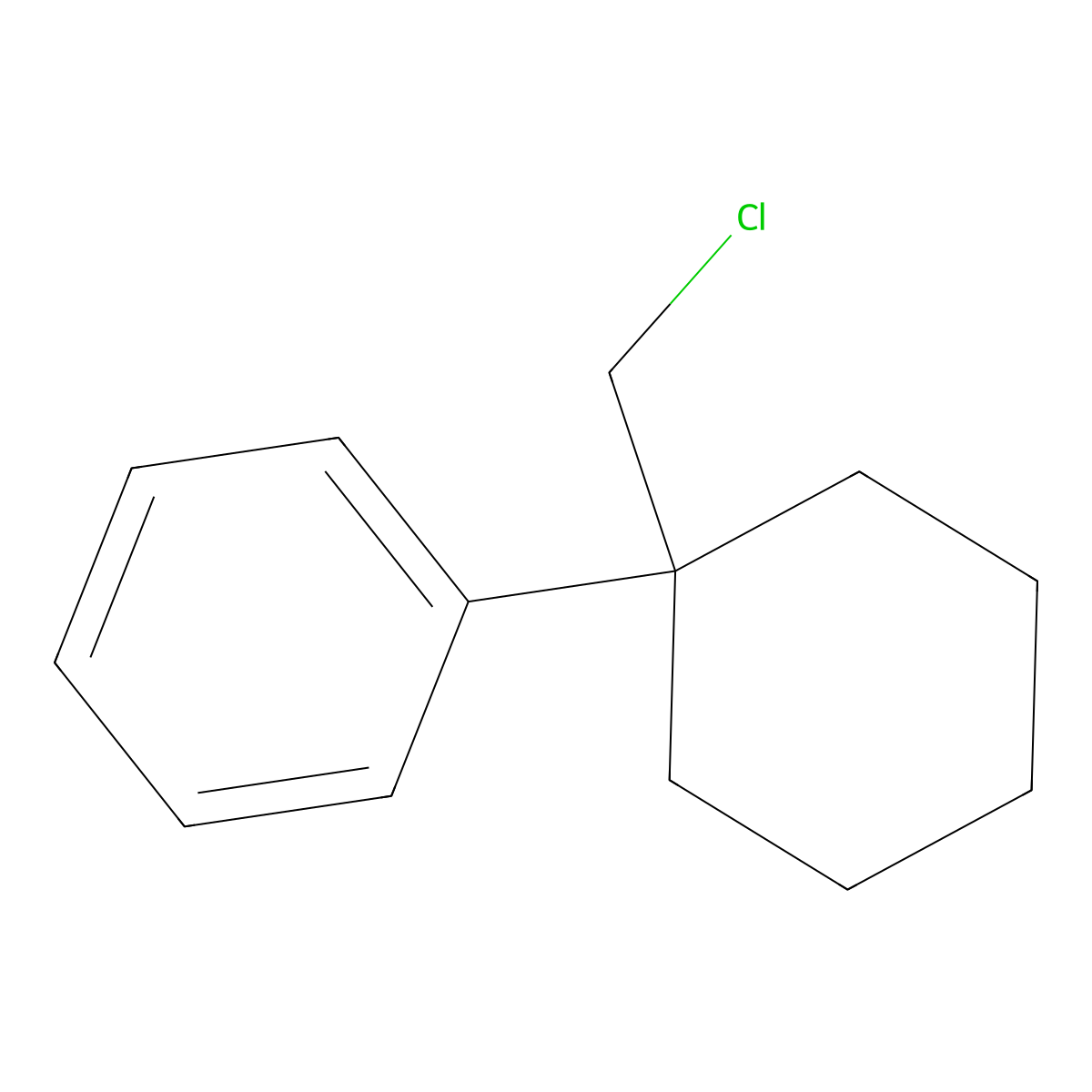 [1-(Chloromethyl)cyclohexyl]benzene molecular structure, CAS 1225919-40-3
