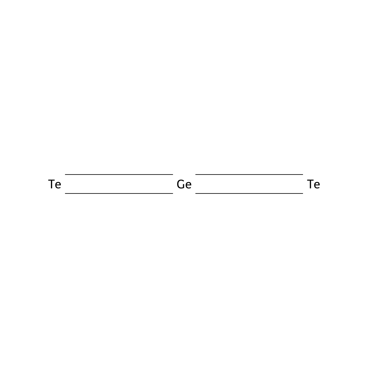 Germanium telluride (GeTe2) molecular structure, CAS 12260-55-8
