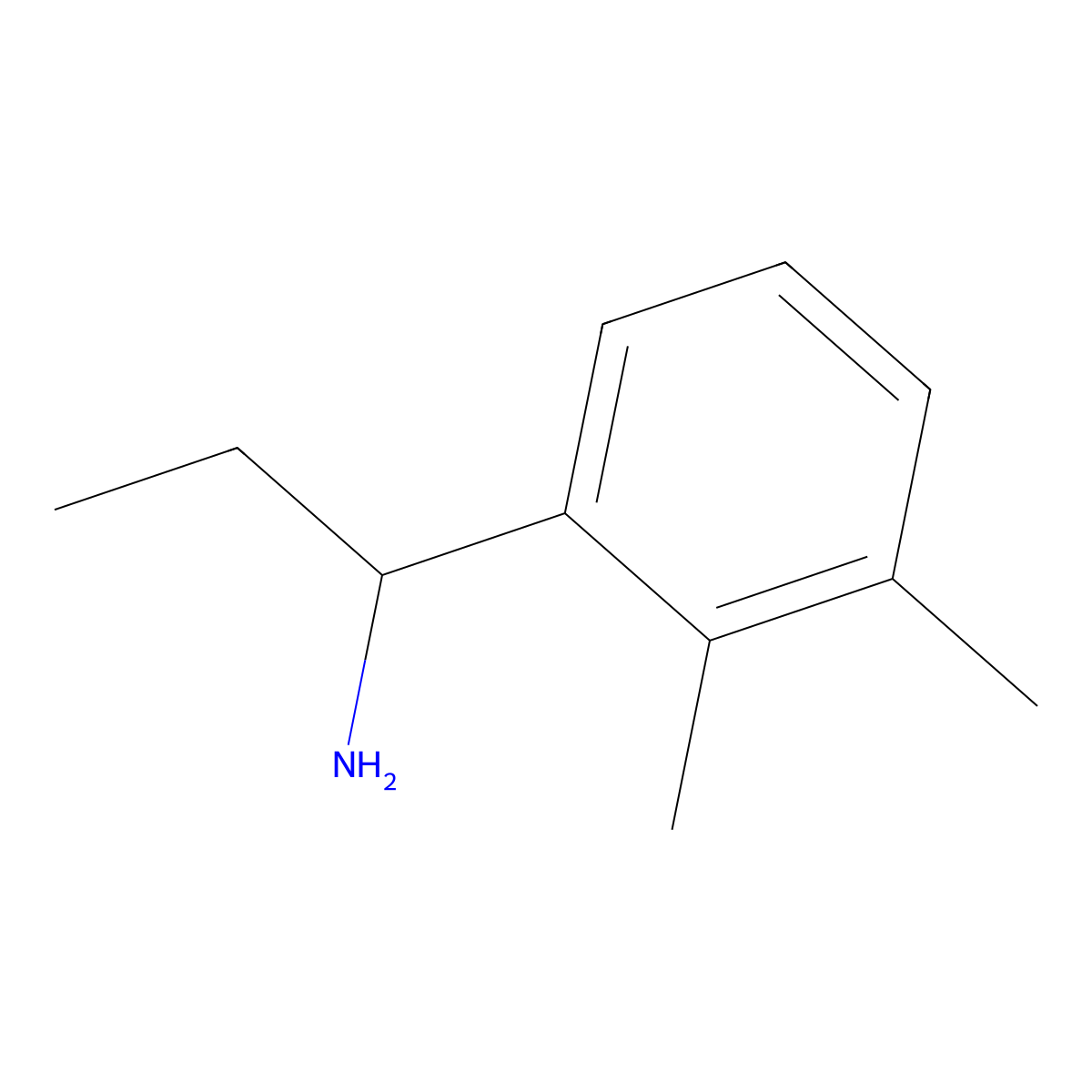 1-(2,3-Dimethylphenyl)propan-1-amine molecular structure, CAS 1226017-16-8