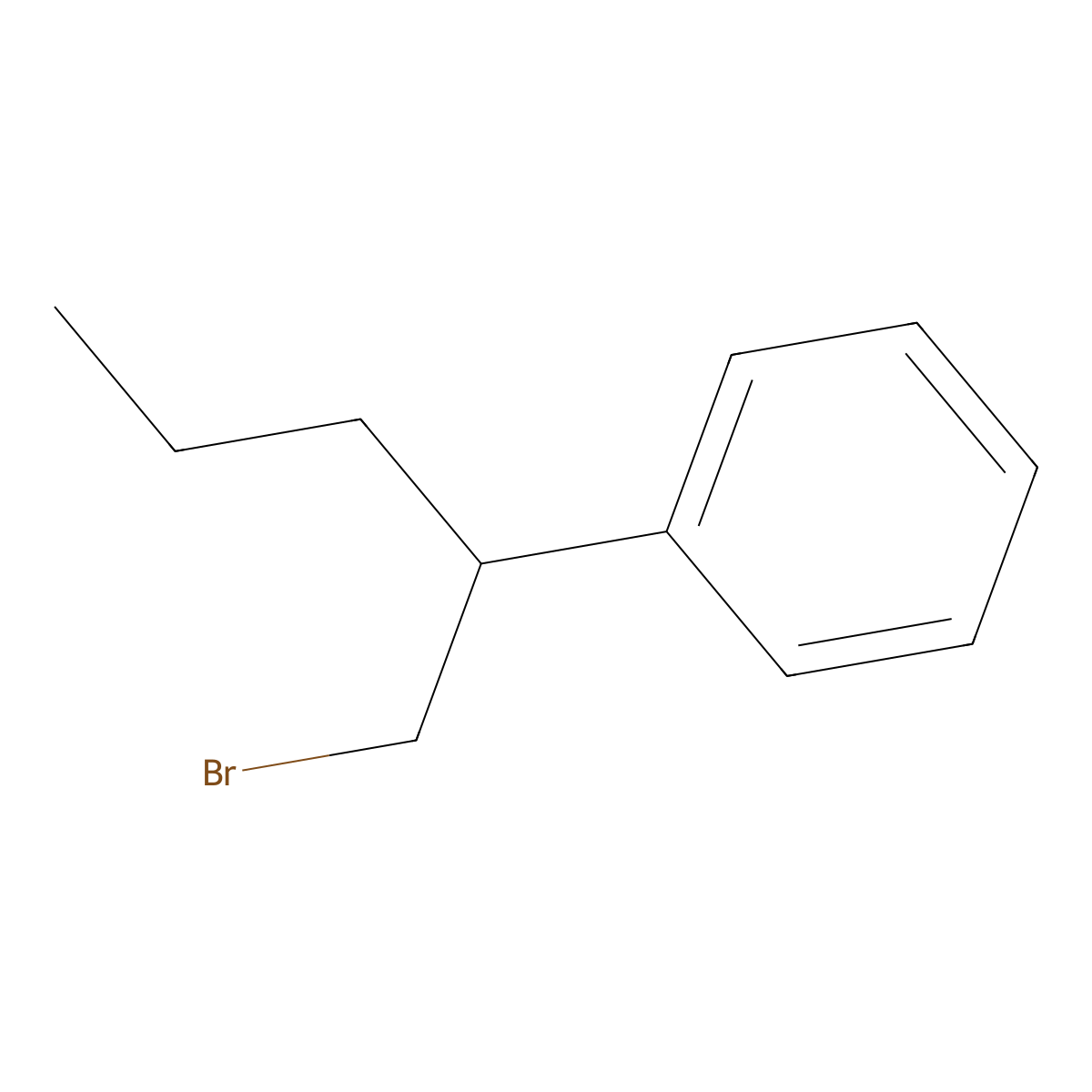 (1-Bromopentan-2-yl)benzene molecular structure, CAS 1226035-49-9