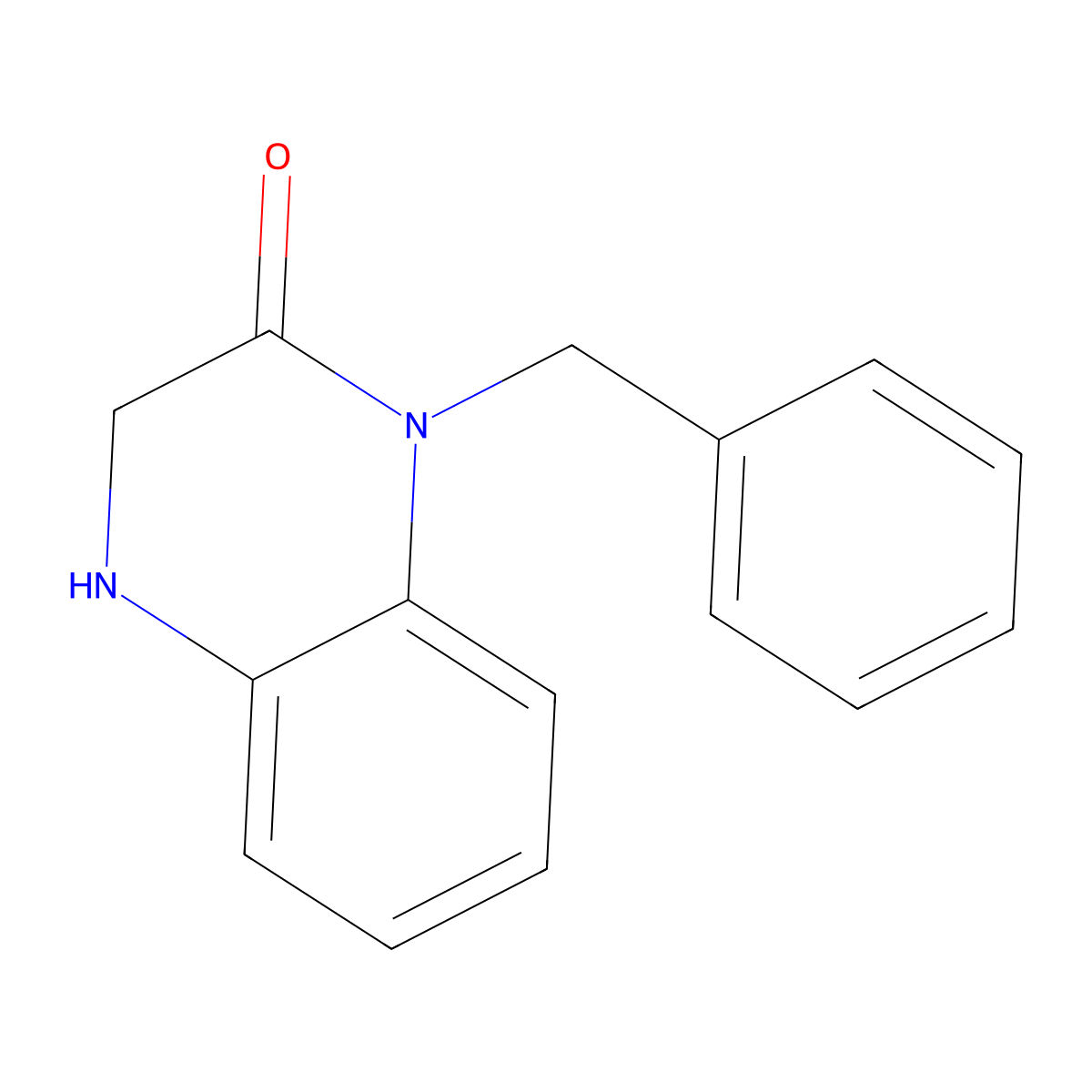 1-Benzyl-1,2,3,4-tetrahydroquinoxalin-2-one molecular structure, CAS 1226039-96-8