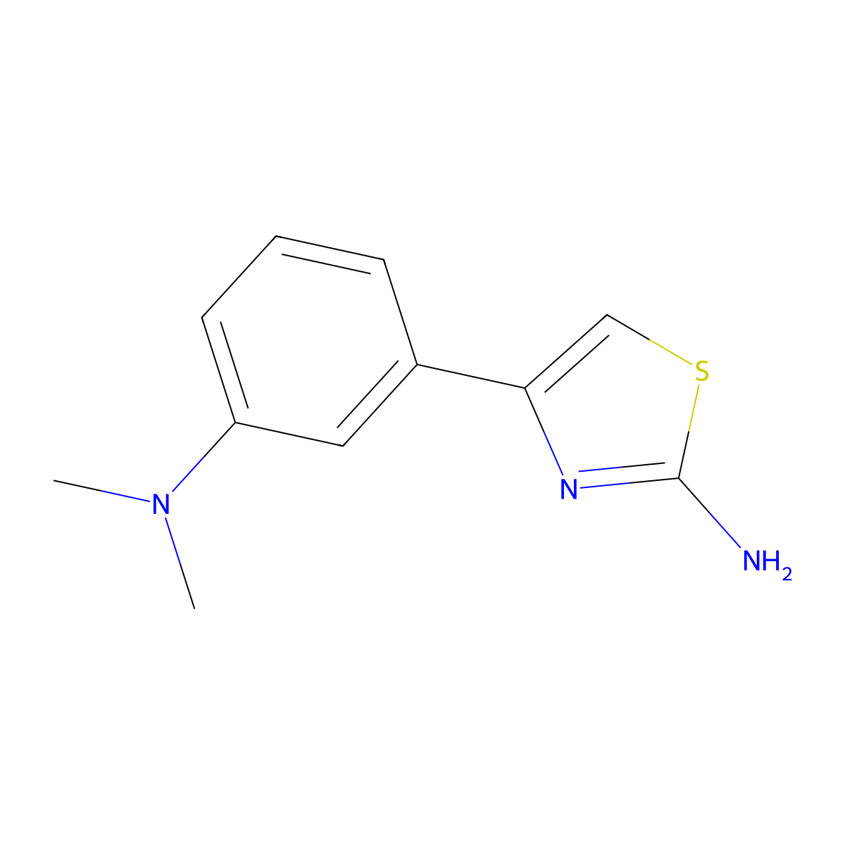 4-[3-(Dimethylamino)phenyl]-1,3-thiazol-2-amine molecular structure, CAS 1226059-66-0