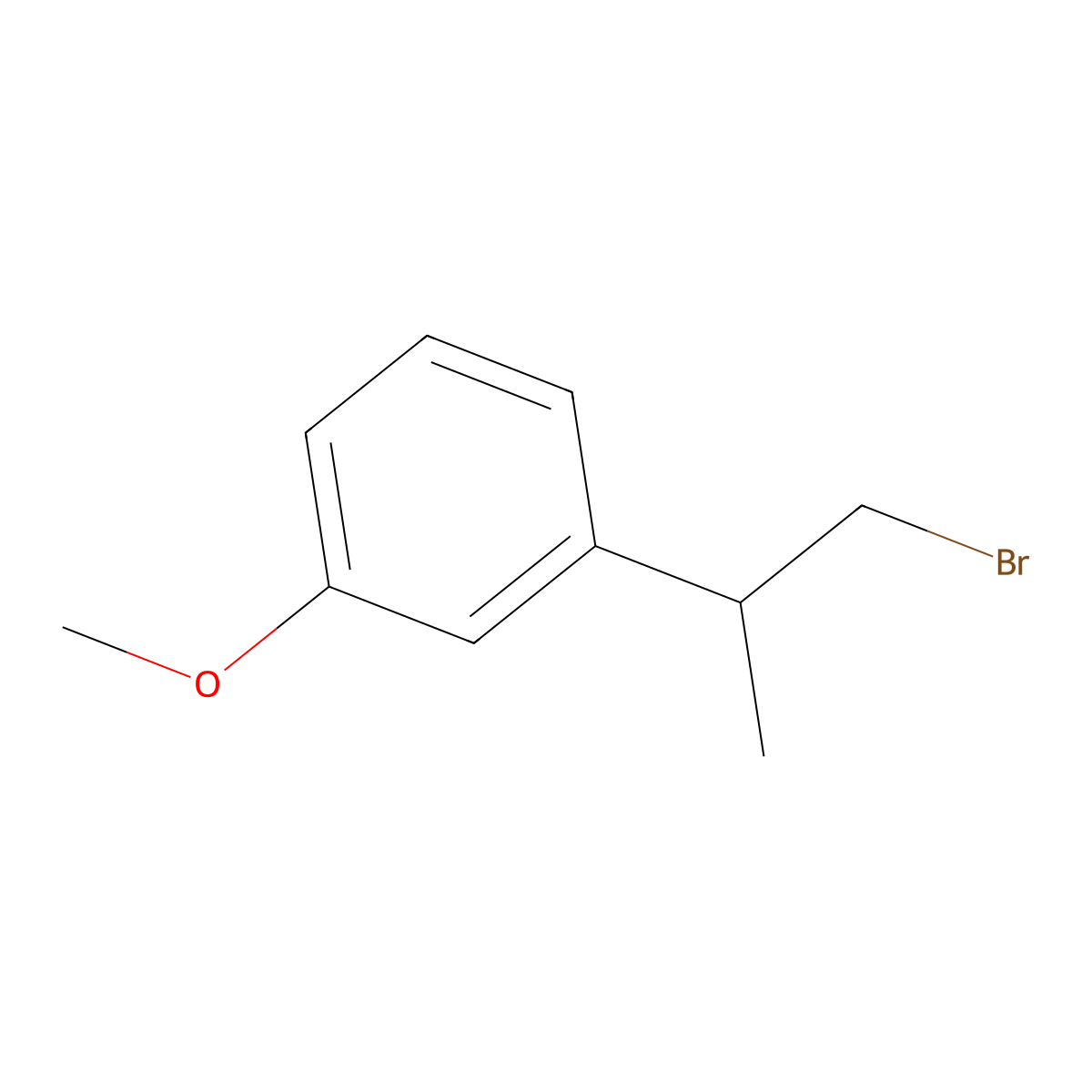 1-(1-Bromopropan-2-yl)-3-methoxybenzene molecular structure, CAS 1226059-97-7