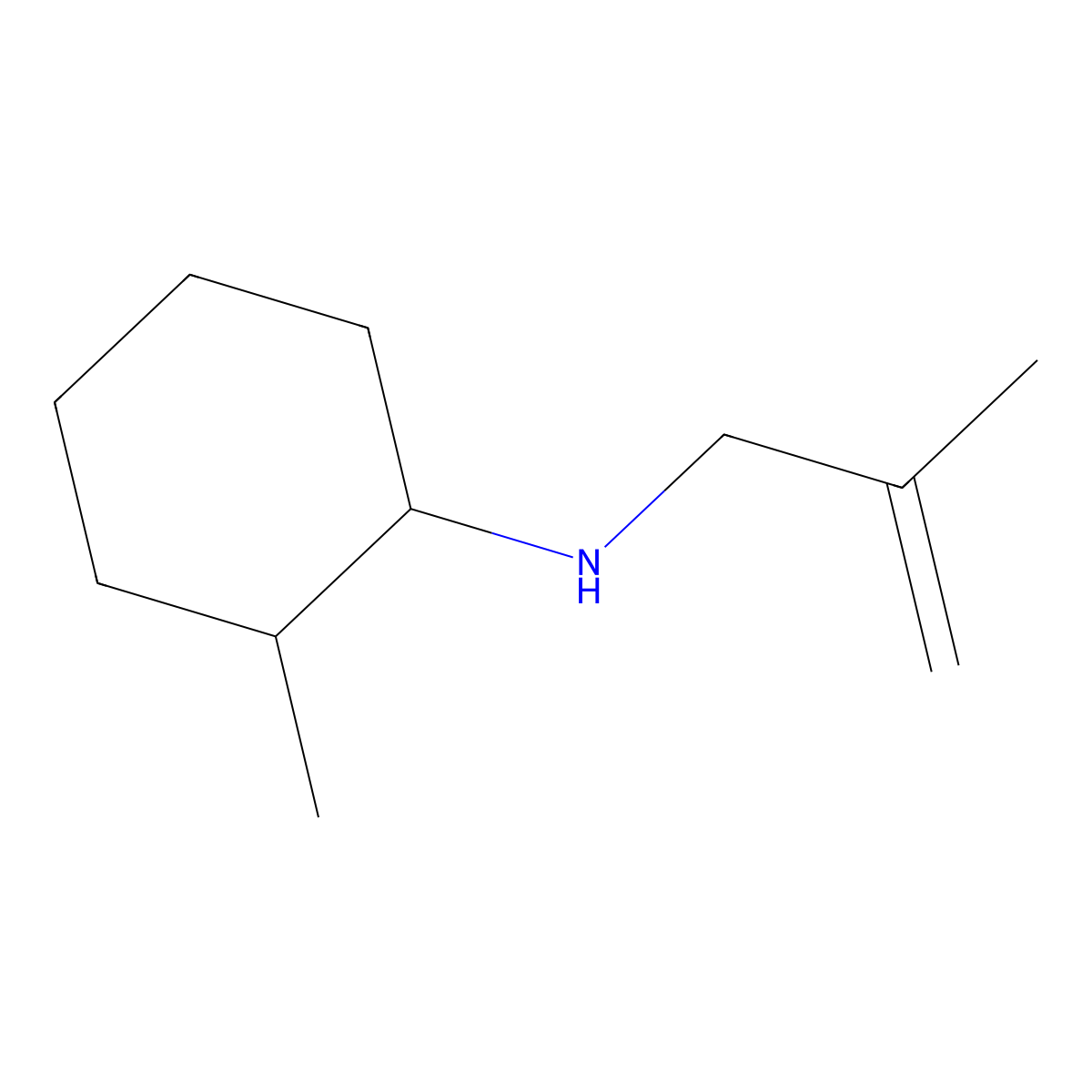 2-methyl-N-(2-methylprop-2-en-1-yl)cyclohexan-1-amine molecular structure, CAS 1226071-68-6