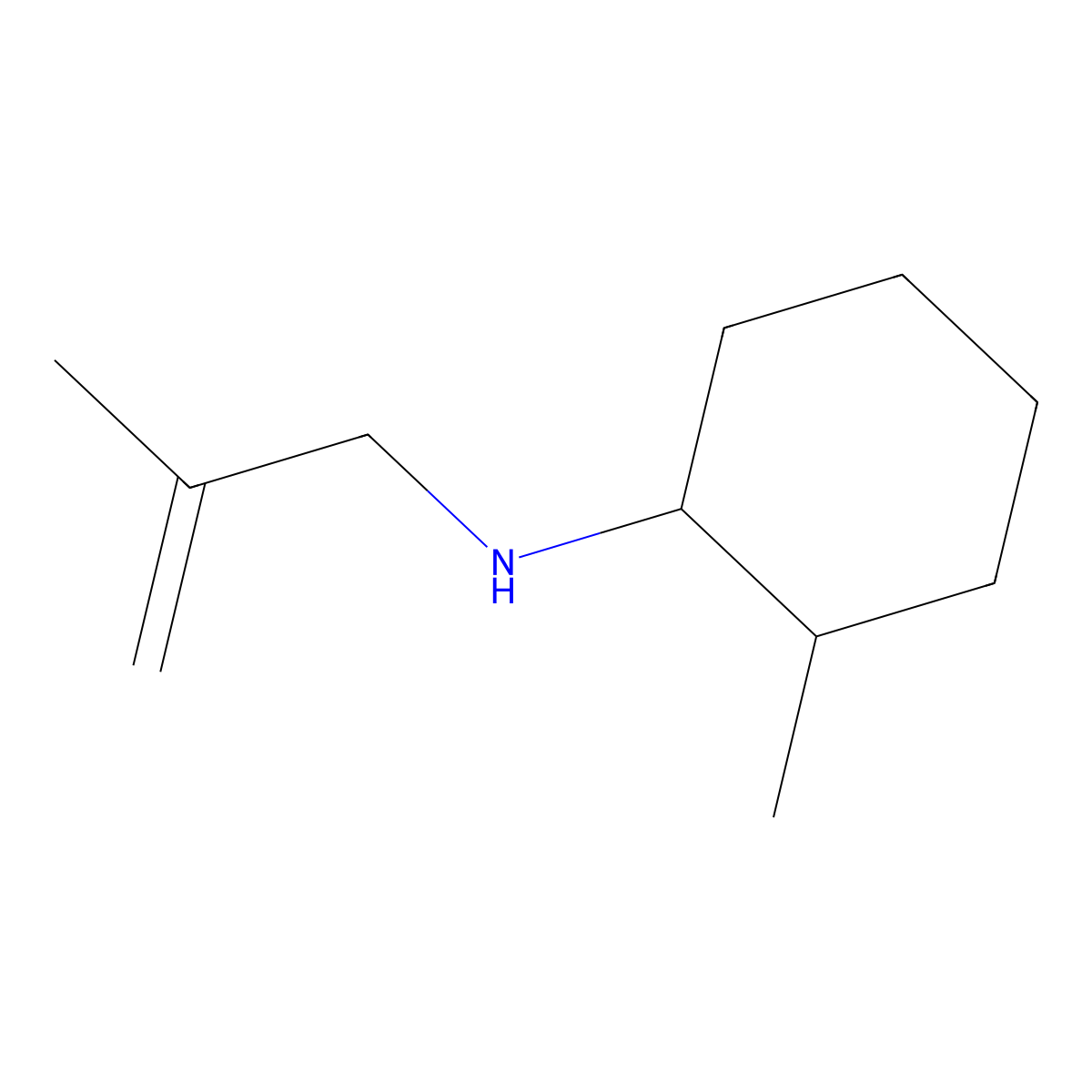 2-methyl-N-(2-methylprop-2-en-1-yl)cyclohexan-1-amine molecular structure, CAS 1226071-68-6