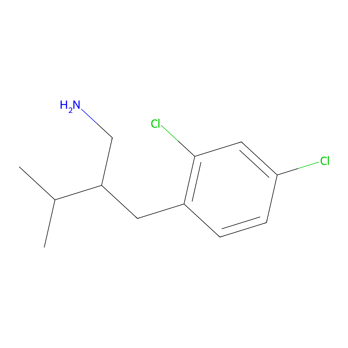 1-[2-(Aminomethyl)-3-methylbutyl]-2,4-dichlorobenzene molecular structure, CAS 1226104-42-2