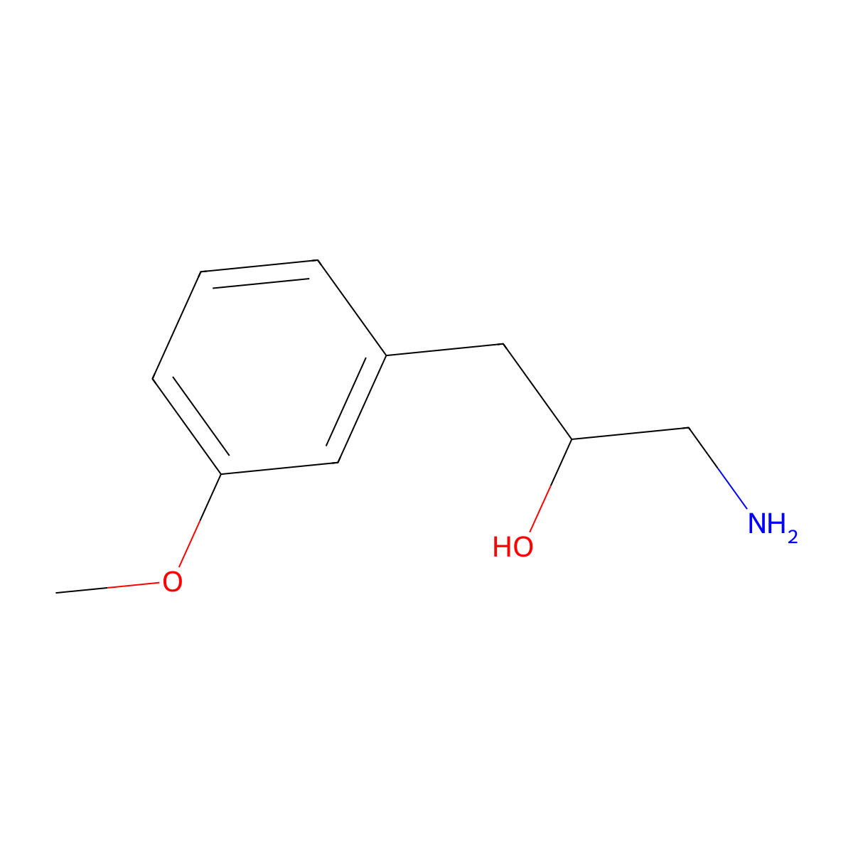 1-Amino-3-(3-methoxyphenyl)propan-2-ol molecular structure, CAS 1226148-57-7