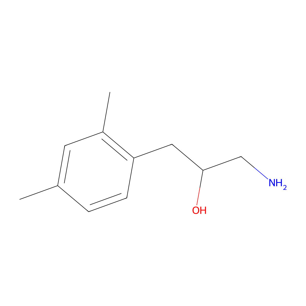 1-Amino-3-(2,4-dimethylphenyl)propan-2-ol molecular structure, CAS 1226151-41-2
