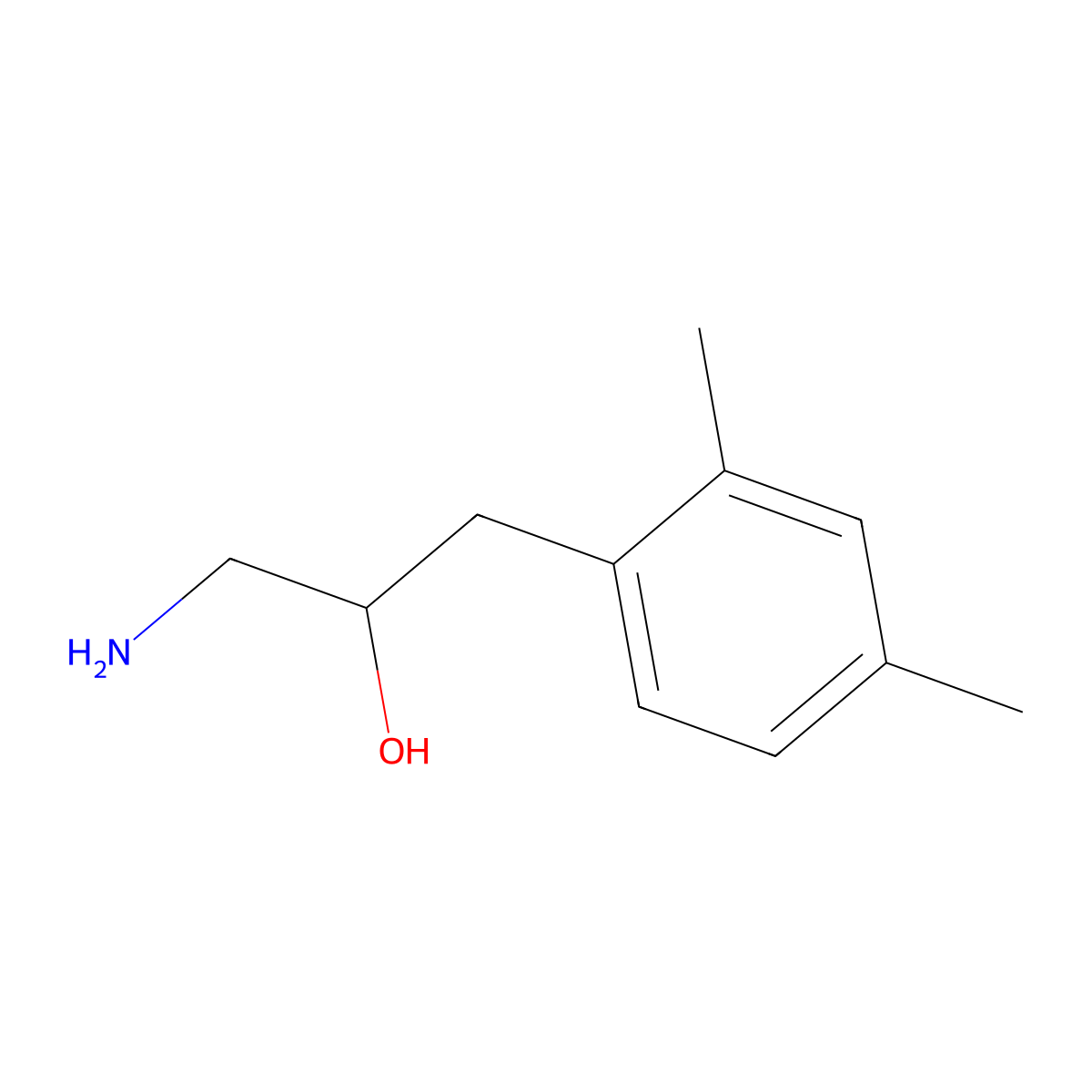 1-Amino-3-(2,4-dimethylphenyl)propan-2-ol molecular structure, CAS 1226151-41-2