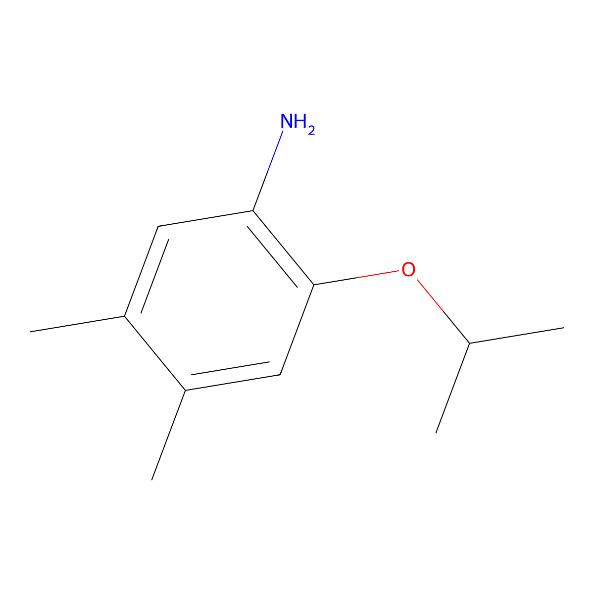4,5-Dimethyl-2-(propan-2-yloxy)aniline molecular structure, CAS 1226152-83-5