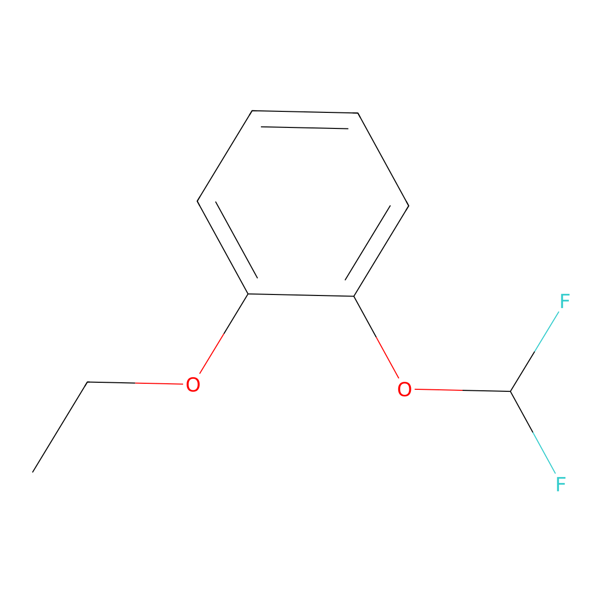 1-(Difluoromethoxy)-2-ethoxybenzene molecular structure, CAS 1226157-42-1