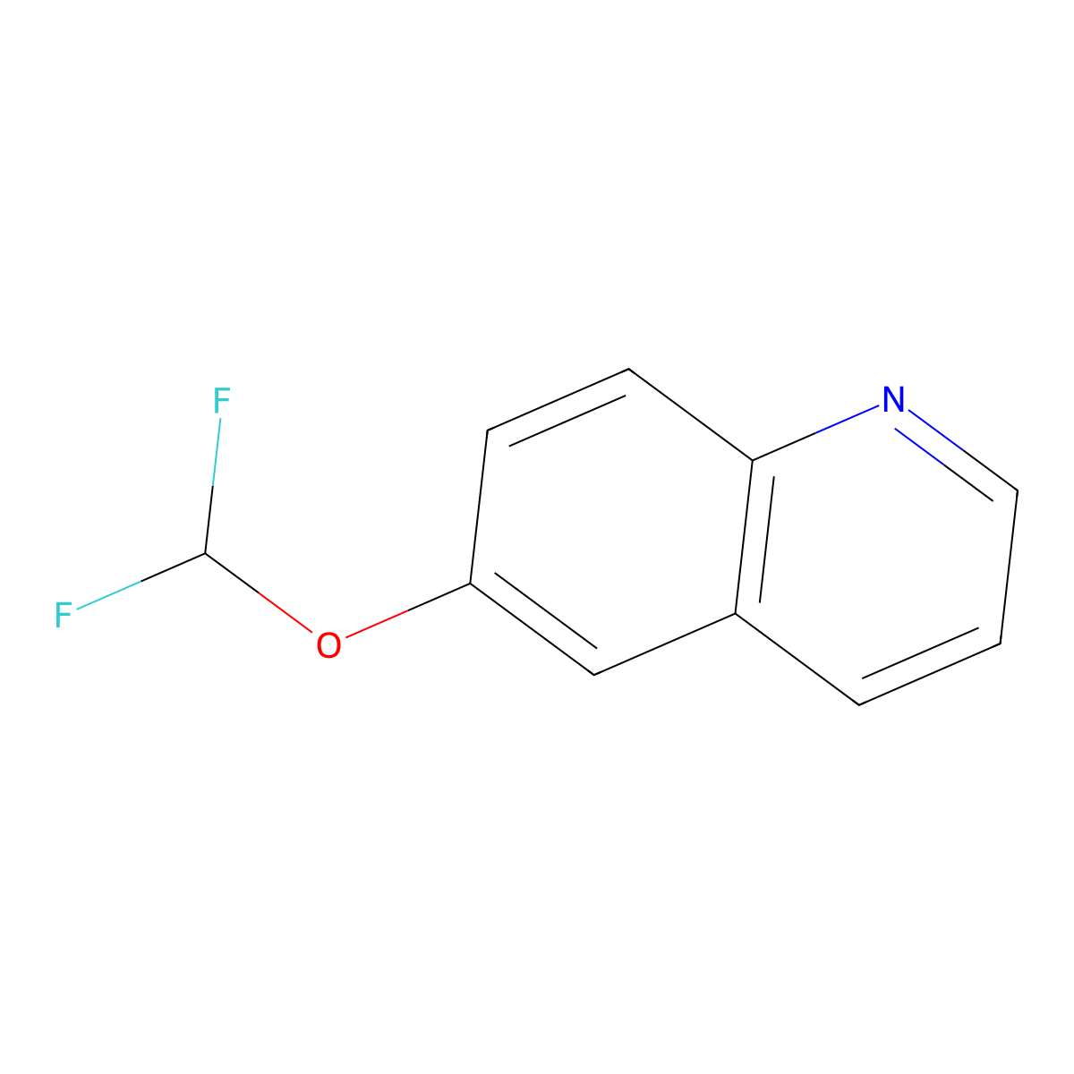 6-(Difluoromethoxy)quinoline molecular structure, CAS 1226165-59-8