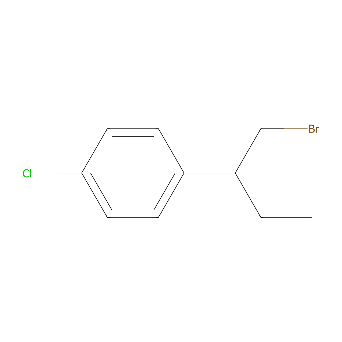 1-(1-Bromobutan-2-yl)-4-chlorobenzene molecular structure, CAS 1226172-62-8