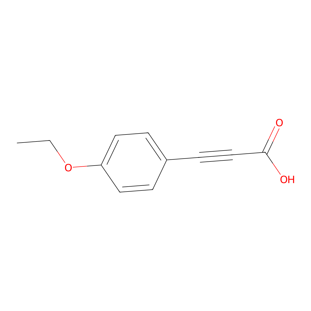 3-(4-Ethoxyphenyl)-2-propynoic acid molecular structure, CAS 1226177-75-8