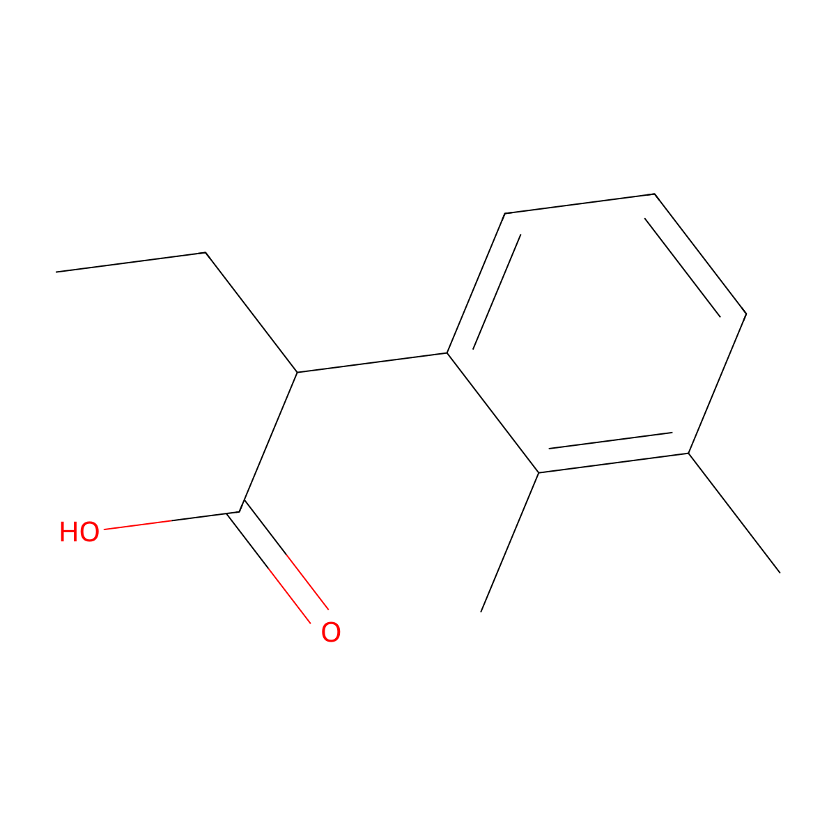 2-(2,3-Dimethylphenyl)butanoic acid molecular structure, CAS 1226180-03-5