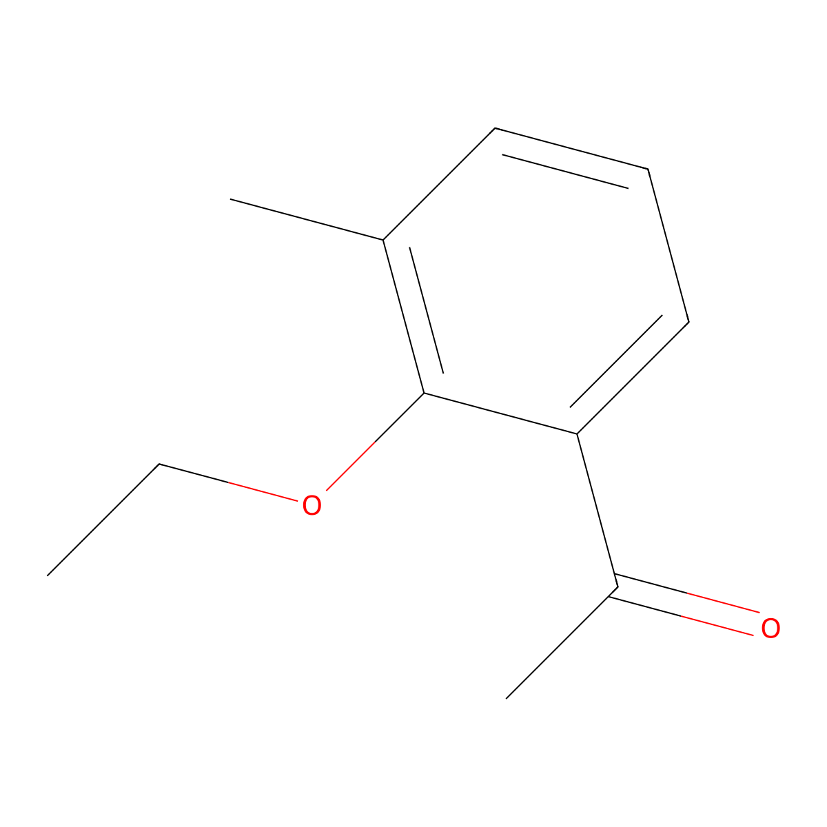 1-(2-Ethoxy-3-methylphenyl)ethanone molecular structure, CAS 1226193-61-8