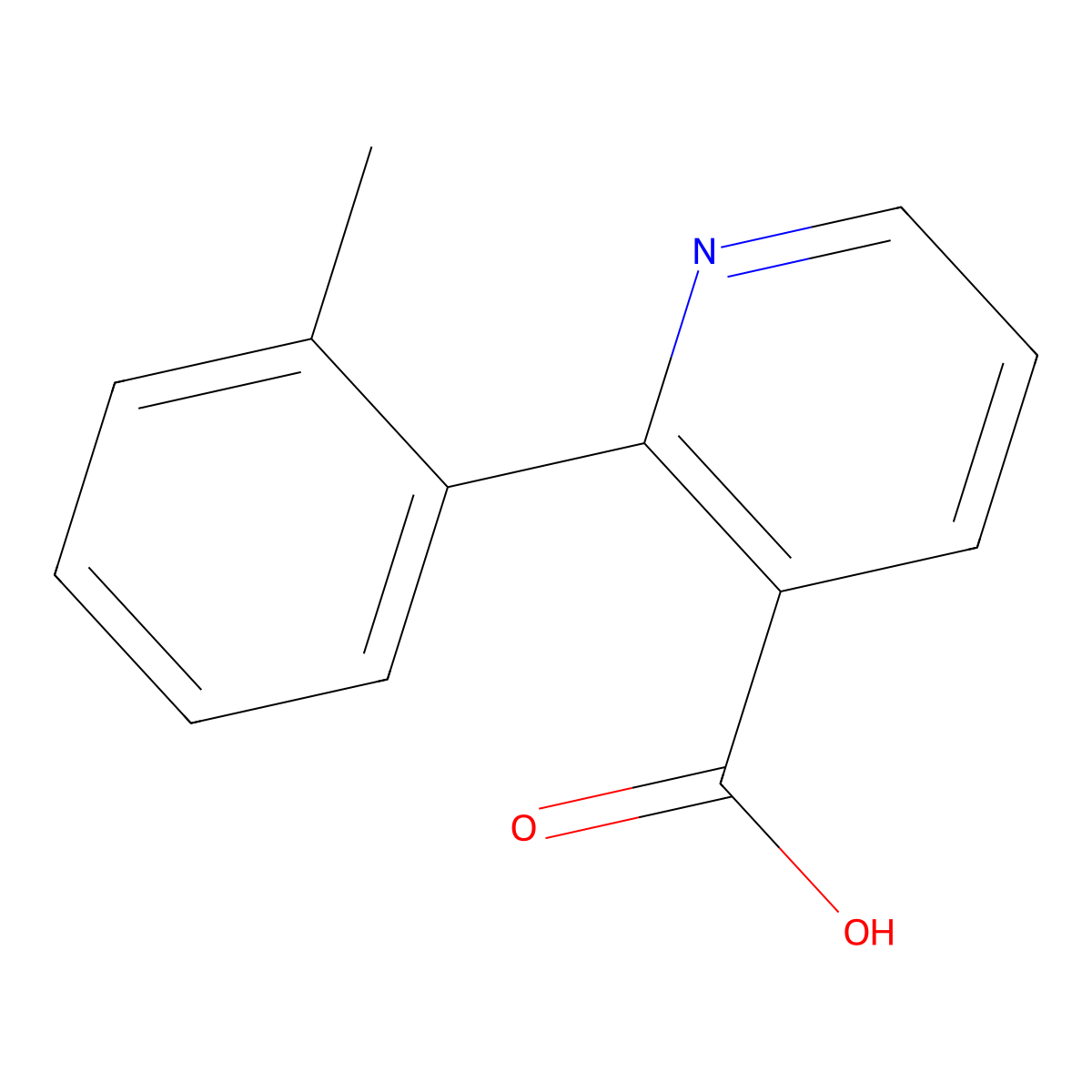 2-(o-tolyl)Nicotinic acid molecular structure, CAS 1226205-48-6