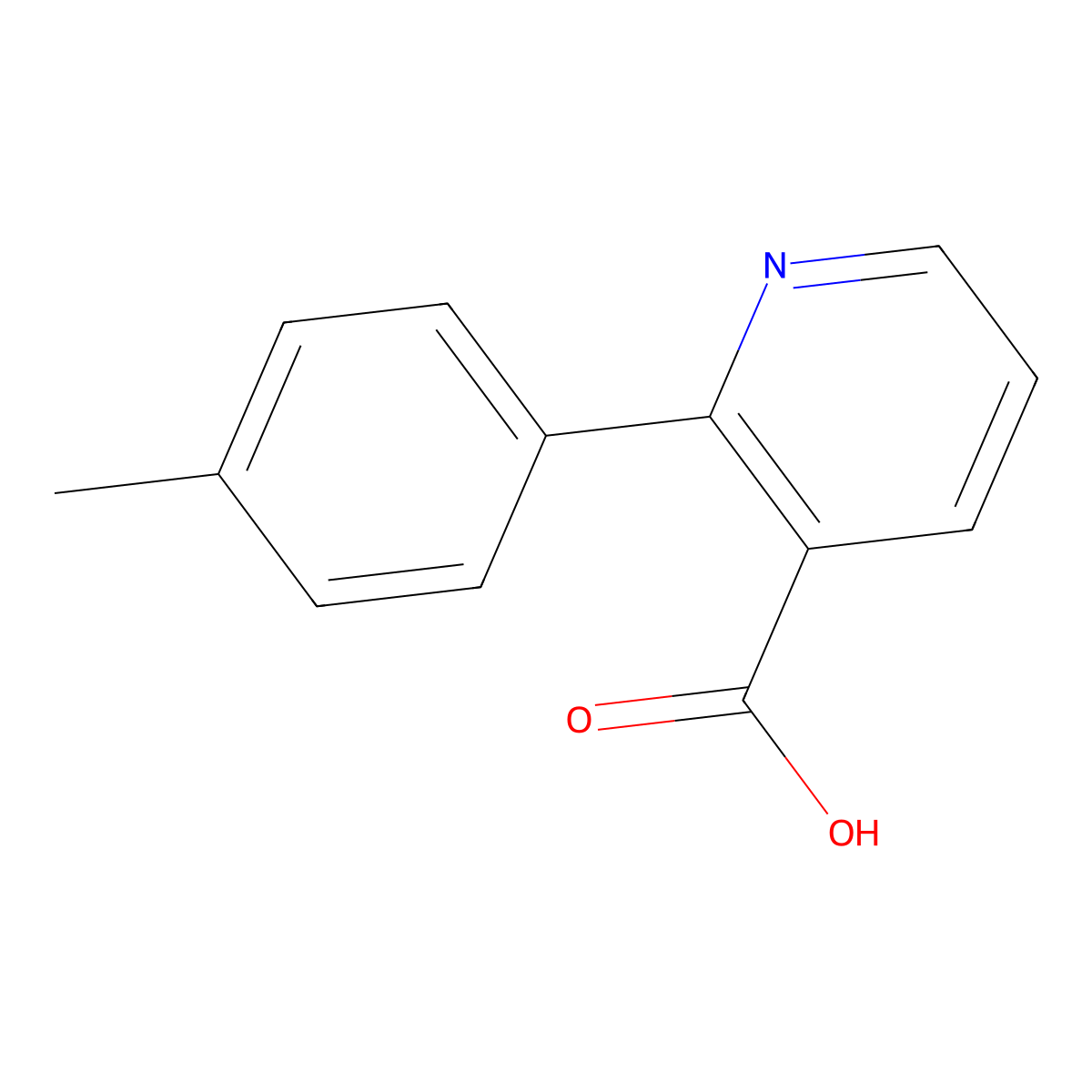 2-(p-Tolyl)nicotinic acid molecular structure, CAS 1226205-68-0