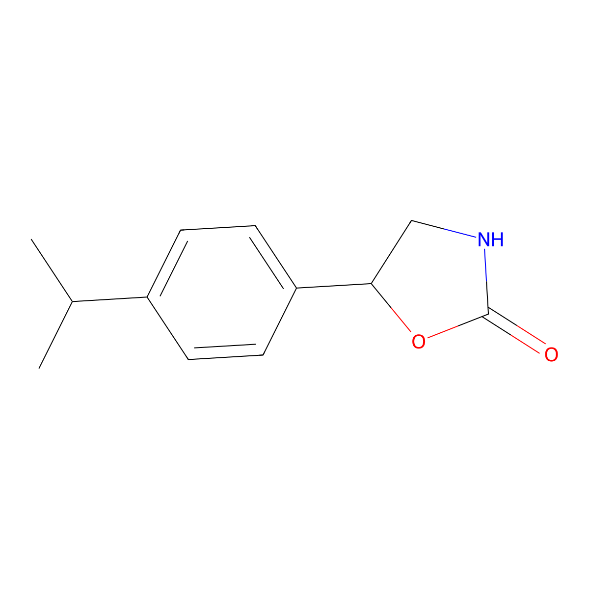 5-(4-Isopropylphenyl)oxazolidin-2-one molecular structure, CAS 1226206-76-3