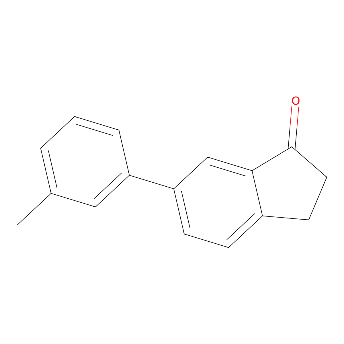 6-(m-Tolyl)-2,3-dihydro-1H-inden-1-one molecular structure, CAS 1226211-07-9