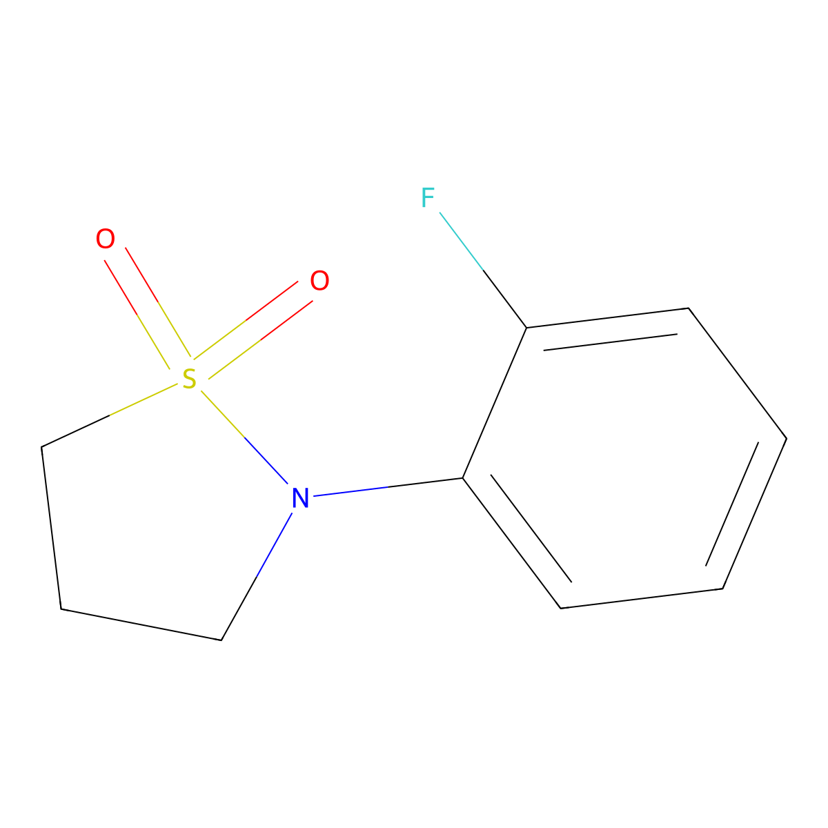 N-(2-Fluorophenyl)-1,3-propanesultam molecular structure, CAS 1226211-16-0