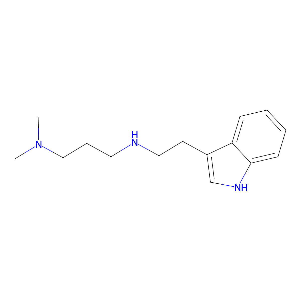 N1-(2-(1H-Indol-3-yl)ethyl)-N3,N3-dimethylpropane-1,3-diamine molecular structure, CAS 1226213-83-7