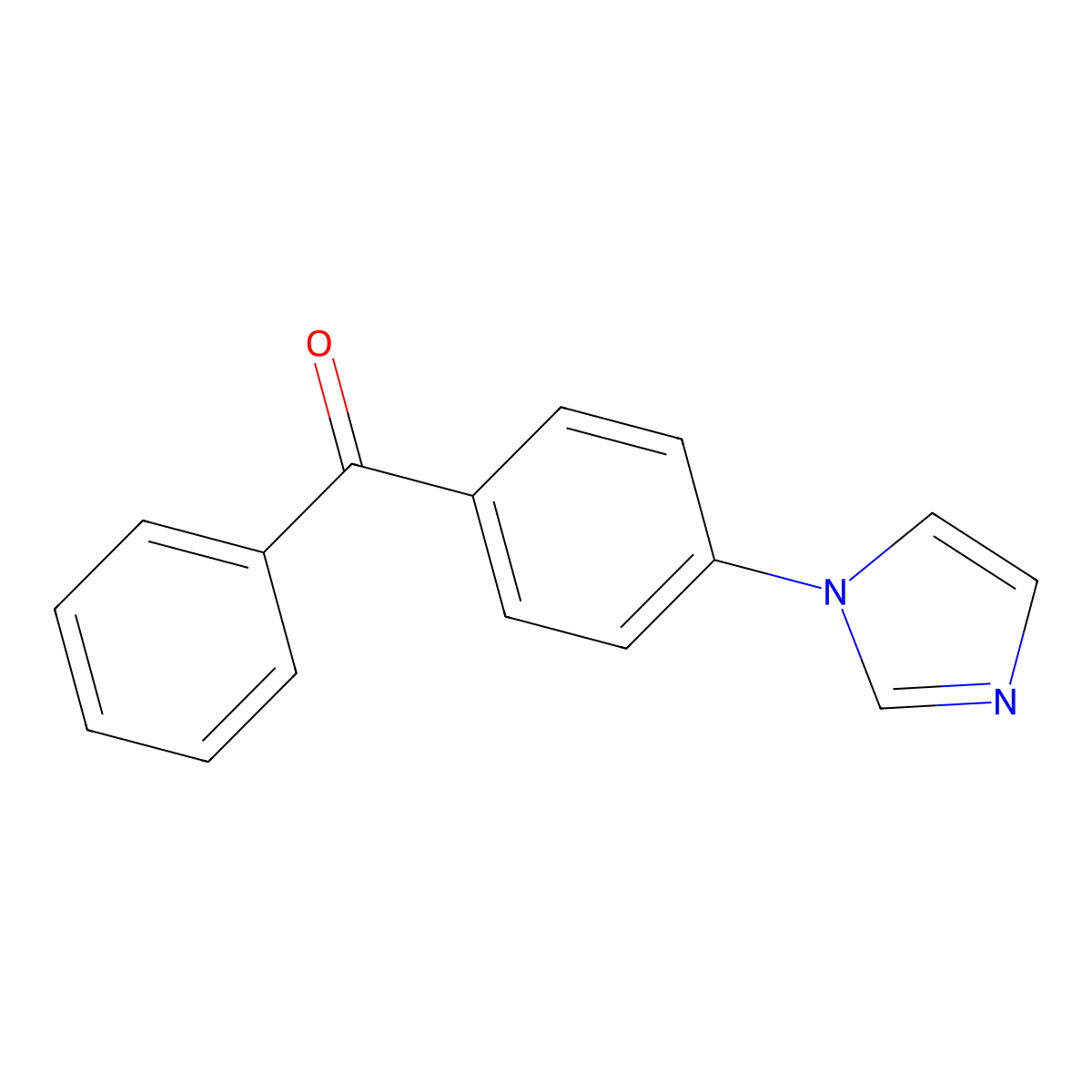 [4-(1H-imidazol-1-yl)phenyl](phenyl)methanone molecular structure, CAS 122628-38-0