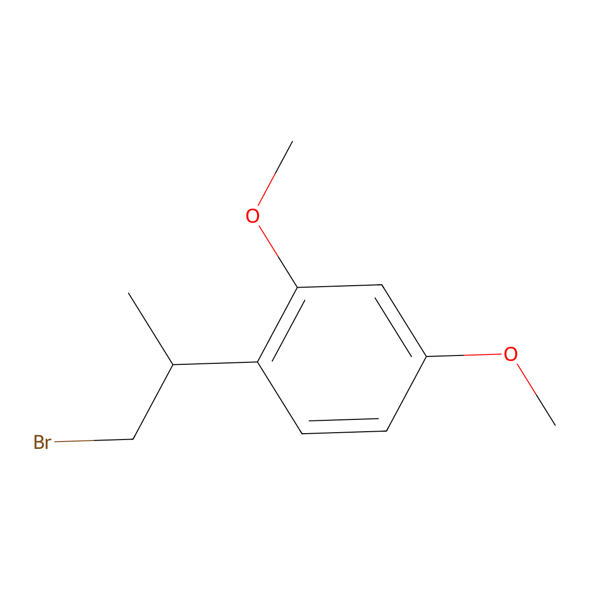 1-(1-Bromopropan-2-yl)-2,4-dimethoxybenzene molecular structure, CAS 1226335-12-1