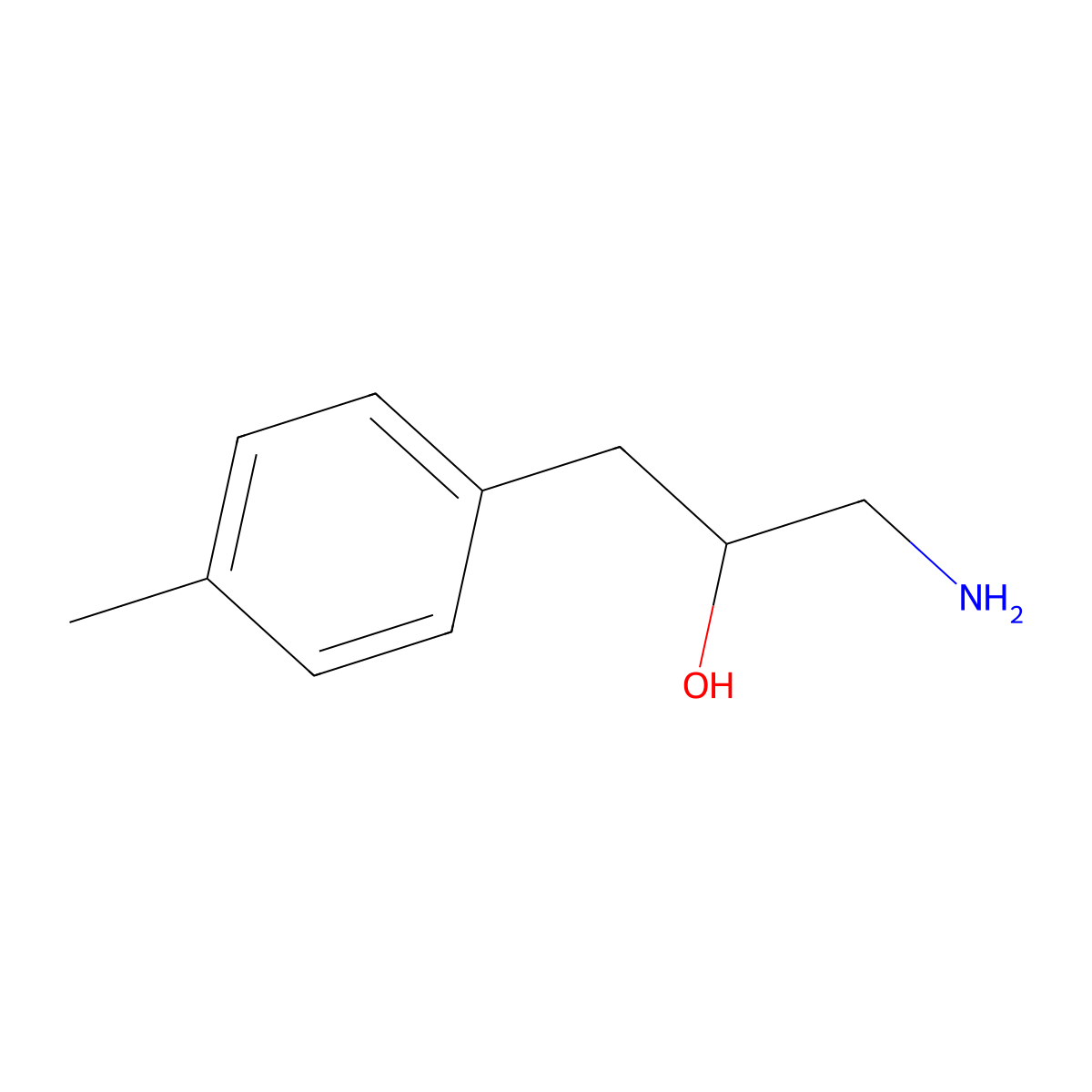 1-Amino-3-(4-methylphenyl)propan-2-ol molecular structure, CAS 1226363-47-8