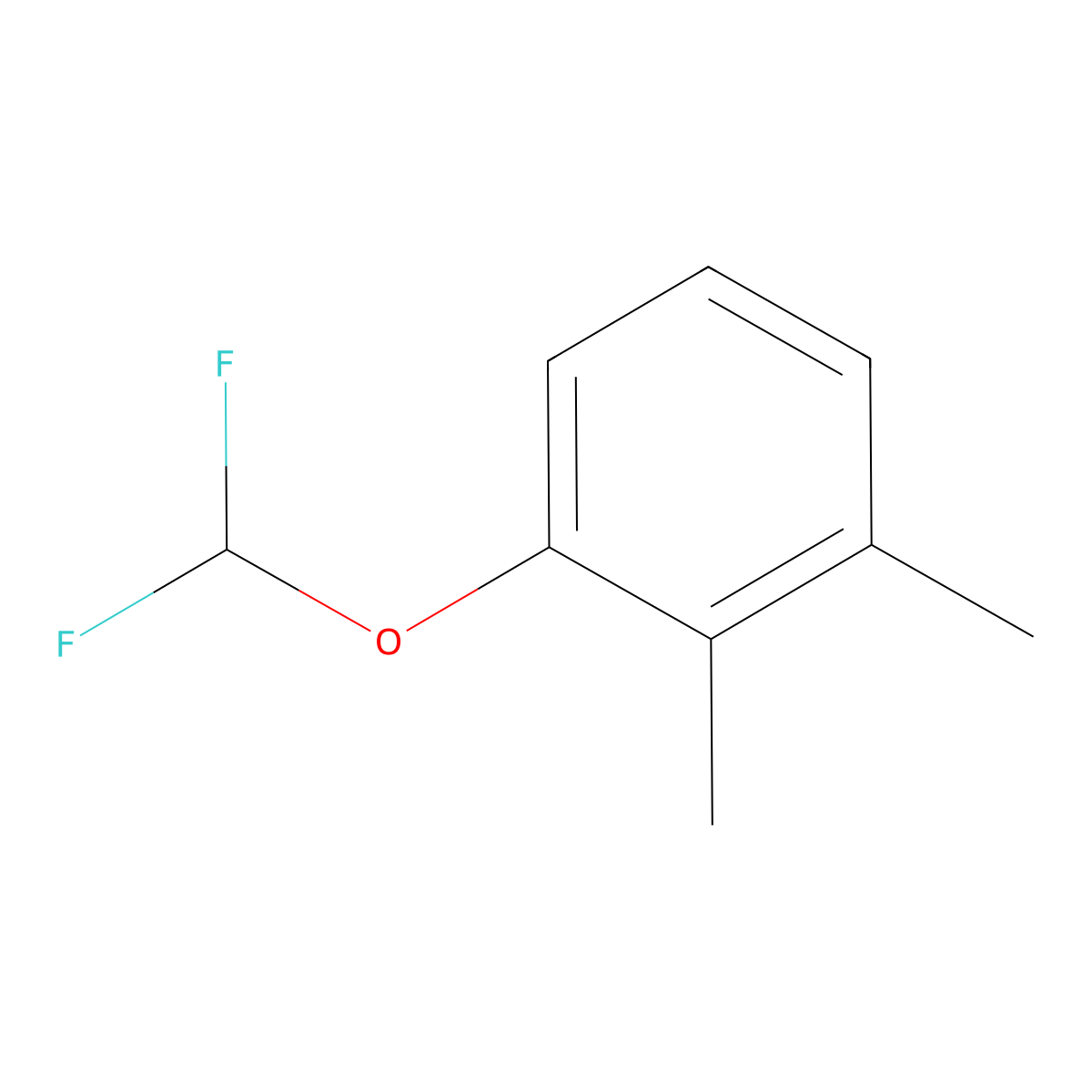1-(Difluoromethoxy)-2,3-dimethylbenzene molecular structure, CAS 1226388-07-3