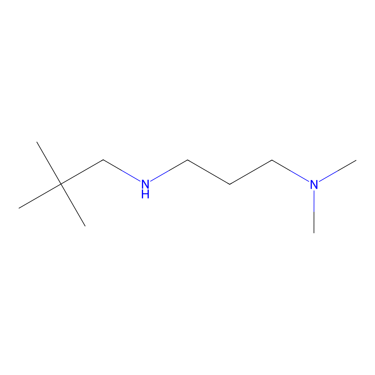 {3-[(2,2-Dimethylpropyl)amino]propyl}dimethylamine molecular structure, CAS 1226391-17-8