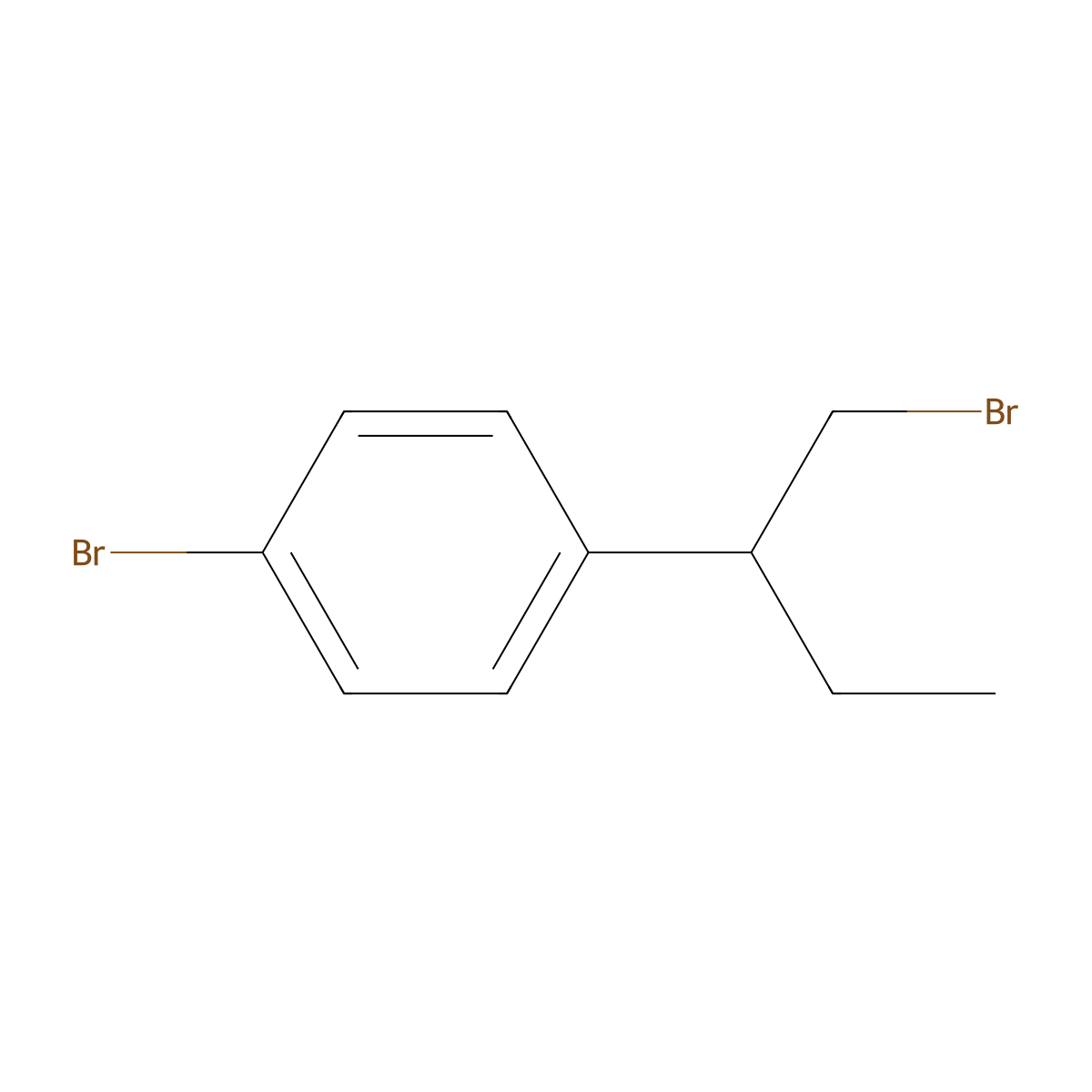 1-Bromo-4-(1-bromobutan-2-yl)benzene molecular structure, CAS 1226405-28-2