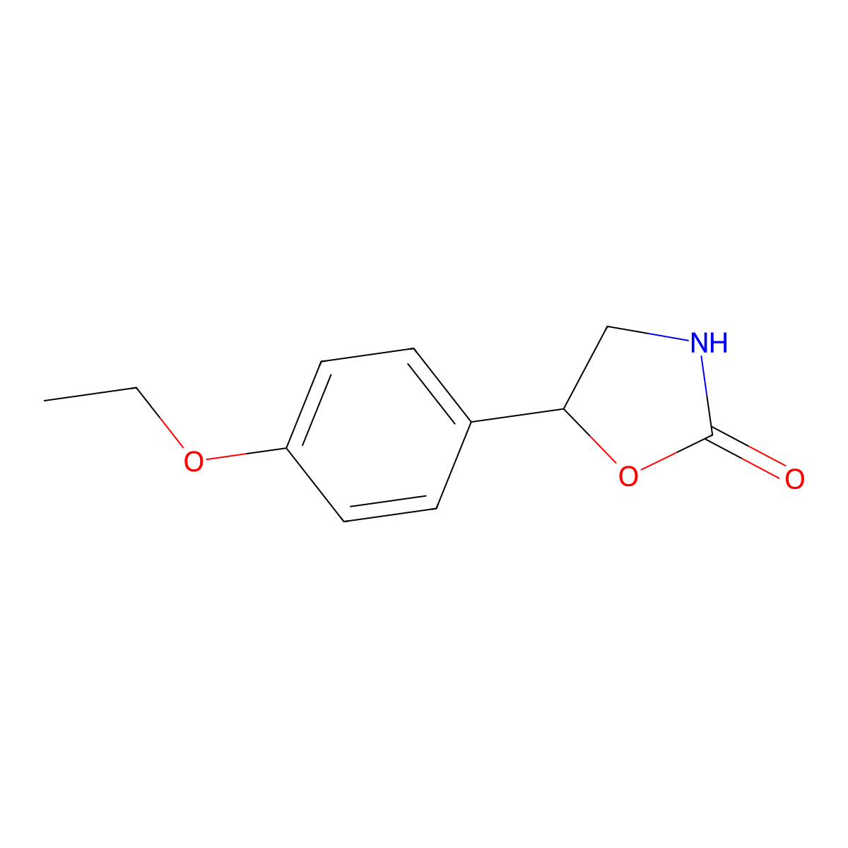 5-(4-Ethoxyphenyl)oxazolidin-2-one molecular structure, CAS 1226409-69-3