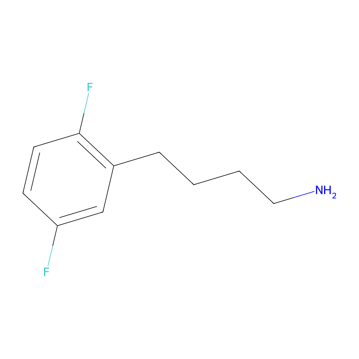 4-(2,5-Difluorophenyl)butan-1-amine molecular structure, CAS 1226416-82-5