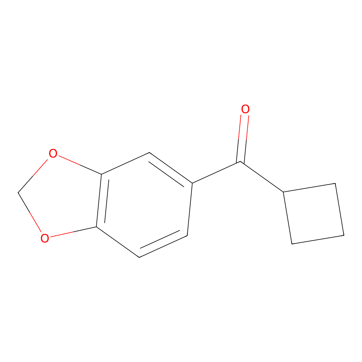 1,3-Benzodioxol-5-ylcyclobutylmethanone molecular structure, CAS 1226420-92-3