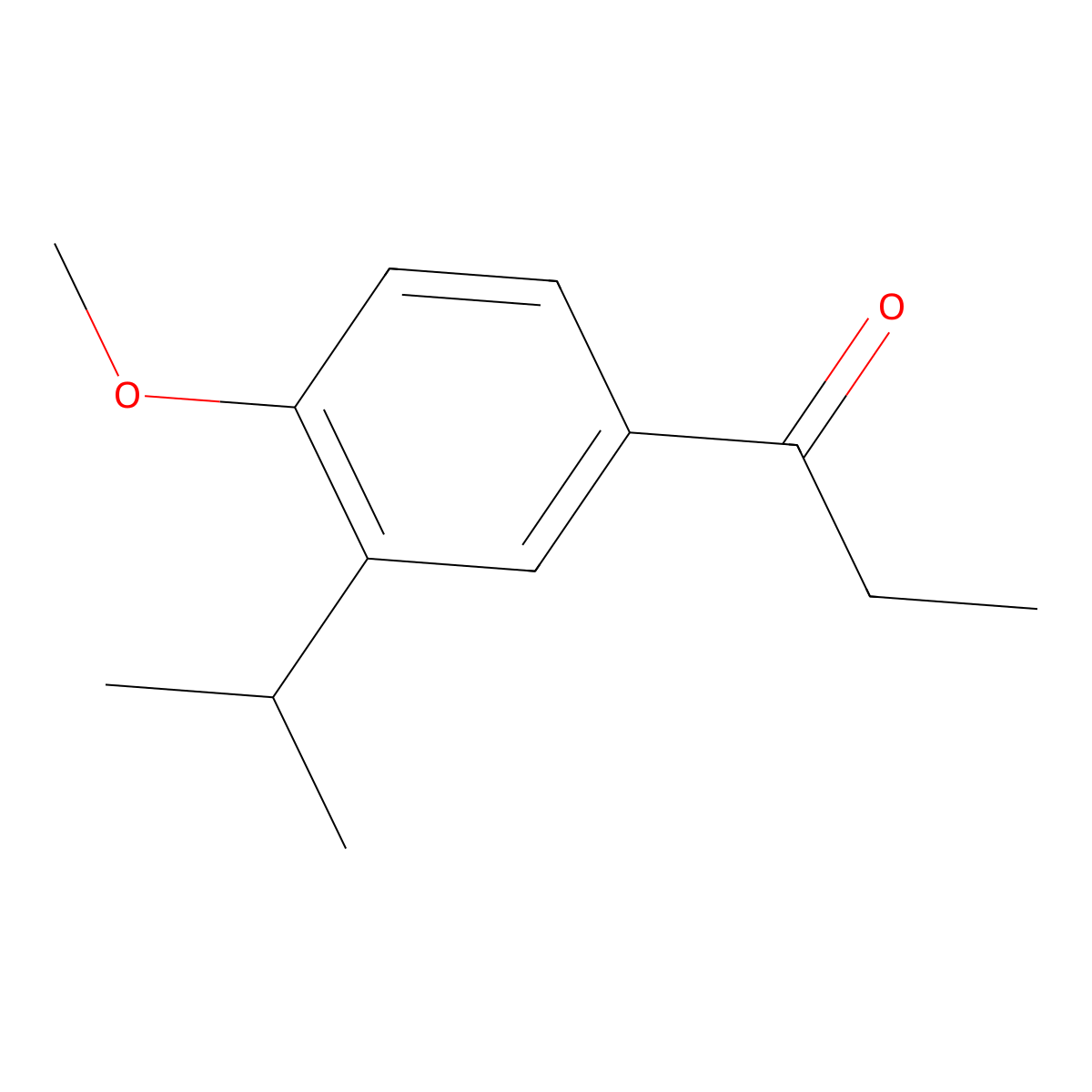 1-(3-Isopropyl-4-methoxyphenyl)propan-1-one molecular structure, CAS 1226421-19-7