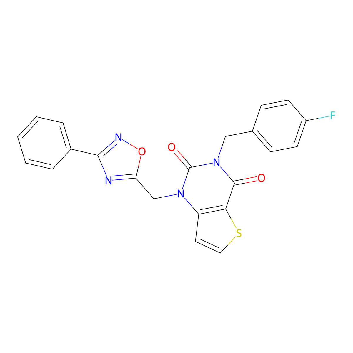 7-{[(3-Fluorobenzyl)oxy]methyl}-4-[(4-fluoro-3-methylphenyl)sulfonyl]-2,3,4,5-tetrahydro-1,4-benzoxazepine molecular structure, CAS 1226436-21-0