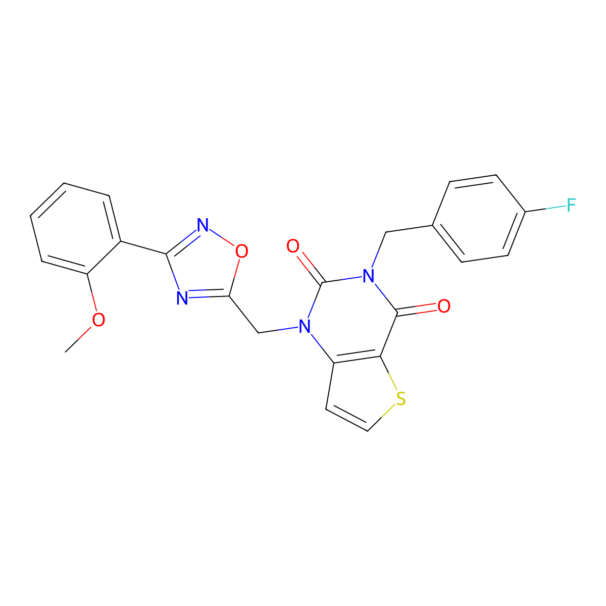 3-[2-(4-fluorophenoxy)pyrimidin-5-yl]-N-[4-(methylthio)benzyl]benzamide molecular structure, CAS 1226456-43-4