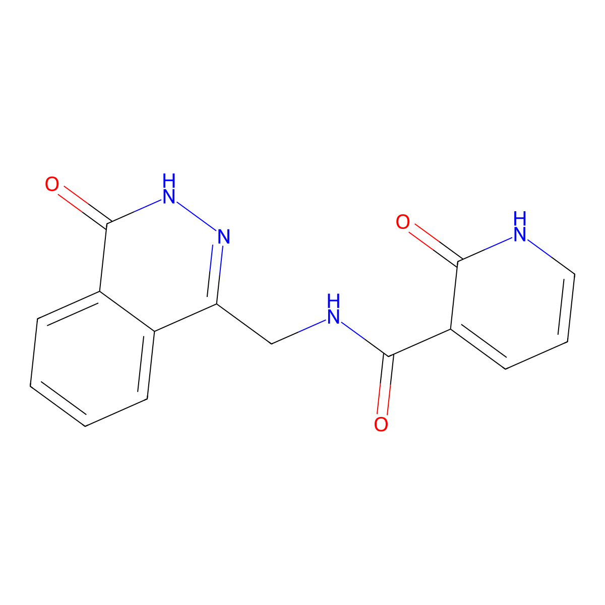 2-oxo-N-((4-oxo-3,4-dihydrophthalazin-1-yl)methyl)-1,2-dihydropyridine-3-carboxamide molecular structure, CAS 1226458-92-9