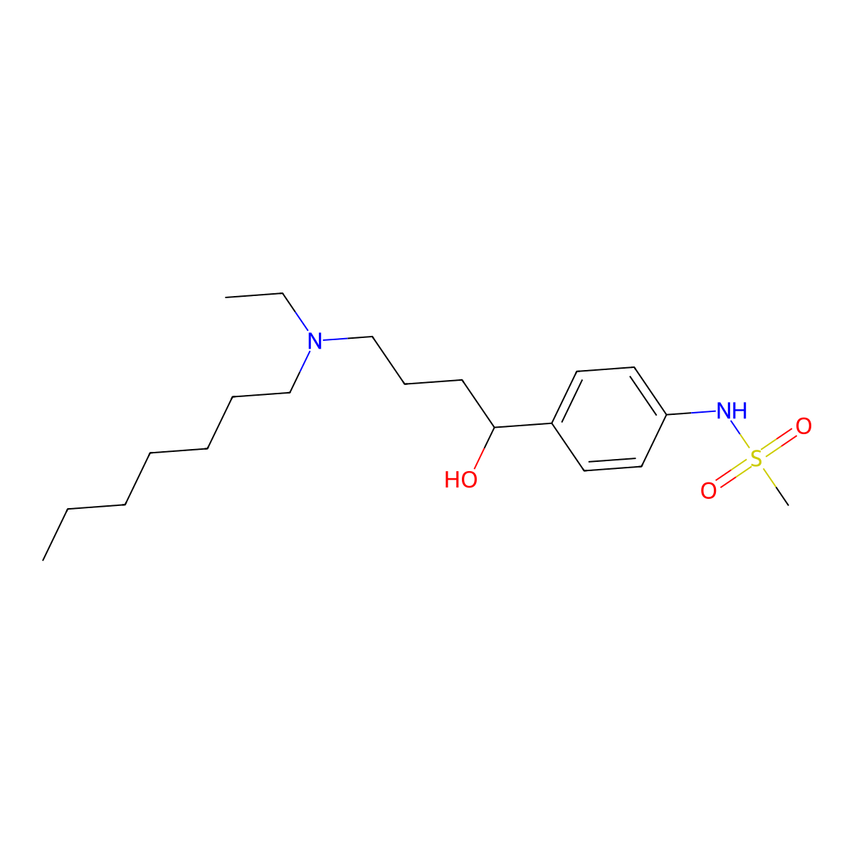 Ibutilide molecular structure, CAS 122647-31-8